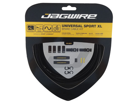 Комплект тросов с оболочками для тормозов JAGWIRE Universal Sport Brake XL black