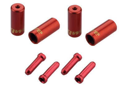 Комплект наконечников оболочек и тросов JAGWIRE red 6х5 мм 10х4,5 мм