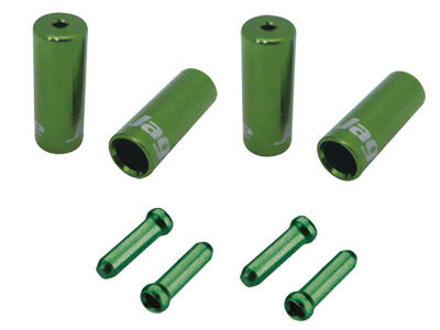 Комплект наконечников оболочек и тросов JAGWIRE green  6х5 мм 10х4,5 мм