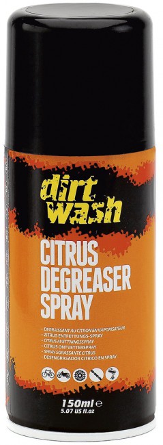 Очиститель 7-03011 для цепи/перекл. DIRTWASH CITRUS DEGREASER спрей 150мл (12) Weldtite (Англия) 7-03011