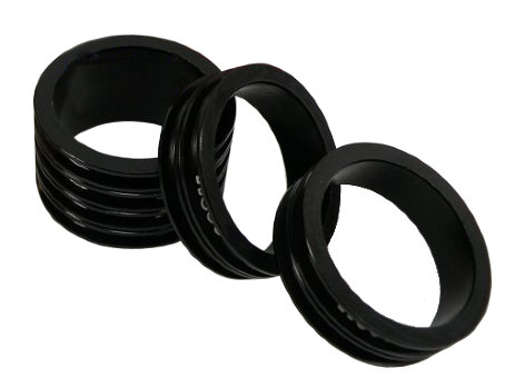 Кольцо проставочное NECO 15 мм чёрное