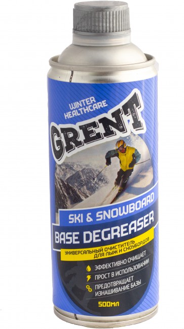 BASE DEGREASER Универсальный очиститель для лыж и сноубордов 500мл (33110) Grent 40663