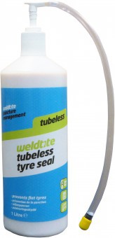 Герметик/антипрокол. 7-03093 профи TUBELESS TYRE SEALANT для бескамерных покрышек 1л Weldtite (Англия) NEW 7-03093