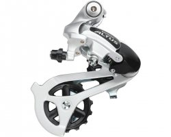 Переключатель задний SHIMANO Altus M310 серебр