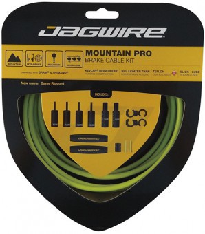 Комплект тормозных тросов JAGWIRE Mountain Pro Brake green