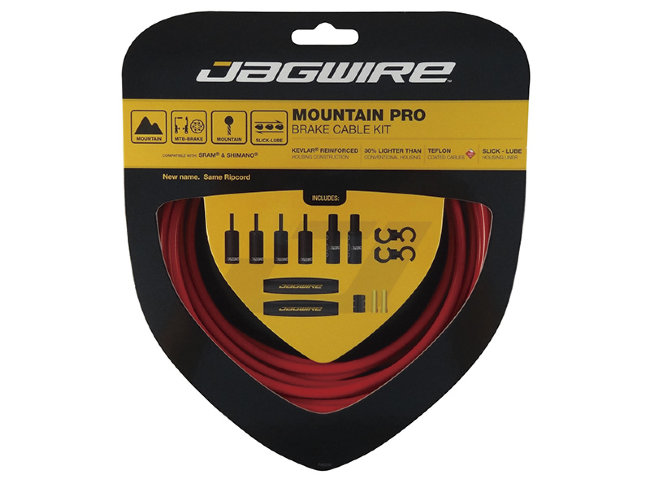 Комплект тормозных тросов JAGWIRE Mountain Pro Brake red