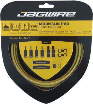 Комплект тормозных тросов JAGWIRE Mountain Pro Brake gold