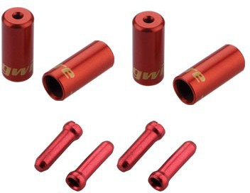 Комплект наконечников оболочек и тросов JAGWIRE red 6х5 мм 10х4 мм