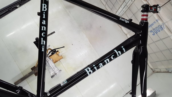 Восстановление ЛКП велосипеда Bianchi