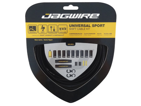 Комплект тросов с оболочками для переключателей JAGWIRE Universal Sport Shift black